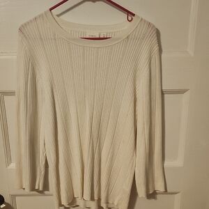 Cyrus Women's Long Sleeve Cream Top